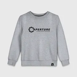 Детский свитшот хлопок Aperture laboratorie + спина