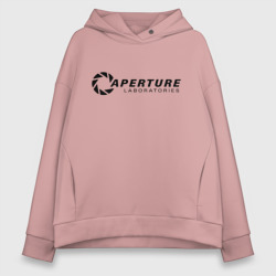 Женское худи Oversize хлопок Aperture laboratorie + спина