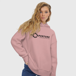 Женское худи Oversize хлопок Aperture laboratorie + спина - фото 2