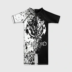 Детский купальный костюм 3D Оверлорд - чб спрей