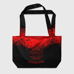 Пляжная сумка 3D Красный спрей оверлорд