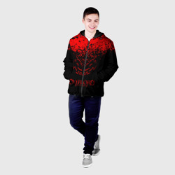 Мужская куртка 3D Красный спрей оверлорд - фото 2