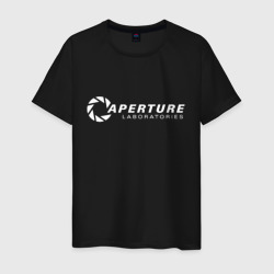 Aperture laboratorie – Мужская футболка хлопок с принтом купить со скидкой в -20%
