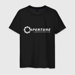 Aperture laboratorie – Футболка из хлопка с принтом купить со скидкой в -20%