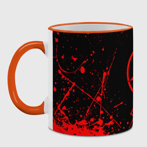 Кружка с полной запечаткой Slayer, цвет Кант оранжевый - фото 2
