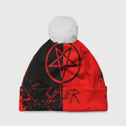 Шапка 3D c помпоном Slayer