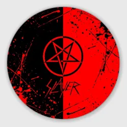 Круглый коврик для мышки Slayer