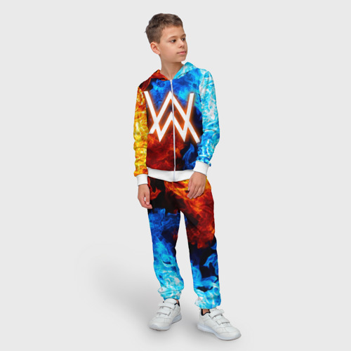 Детский костюм 3D Alan Walker, цвет белый - фото 3