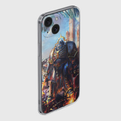 Чехол для iPhone 15 силиконовый с защитой камеры Warhammer 40K - фото 2
