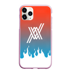 Чехол для iPhone 11 Pro Max матовый Two XX flame