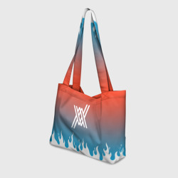 Пляжная сумка 3D Two XX flame - фото 2
