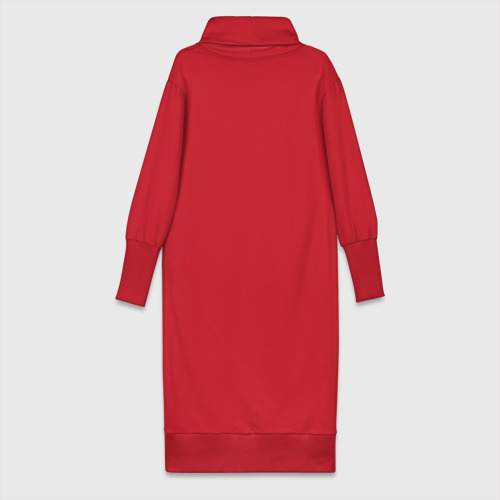 Платье удлиненное хлопок Объемное лого оверлорд - фото 2