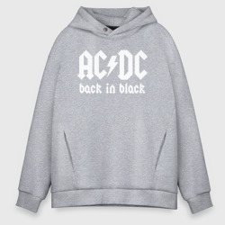 Мужское светящееся худи AC/DC back IN black