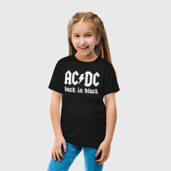 Детская футболка хлопок AC/DC BACK IN BLACK - фото 2
