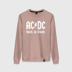 Женский свитшот хлопок AC/DC back IN black