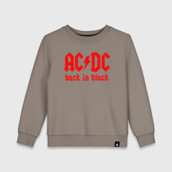 Детский свитшот хлопок AC/DC back IN black