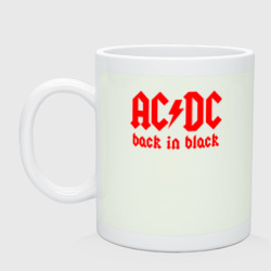 Кружка керамическая AC/DC back IN black