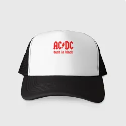 Кепка тракер с сеткой AC/DC back IN black