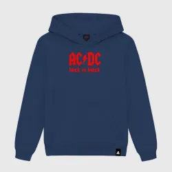 Мужская толстовка хлопок AC/DC back IN black