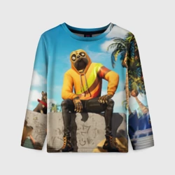 Детский лонгслив 3D Fortnite Doggy