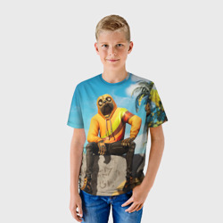 Детская футболка 3D Fortnite Doggy - фото 2