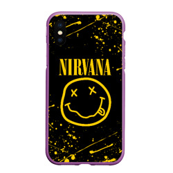 Чехол для iPhone XS Max матовый Nirvana Нирвана