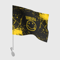 Флаг для автомобиля Nirvana Нирвана