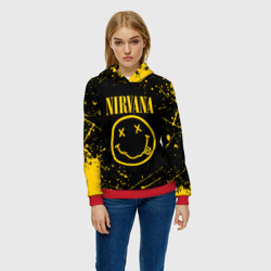 Женская толстовка 3D Nirvana Нирвана - фото 2