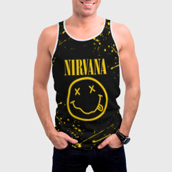 Мужская майка 3D Nirvana Нирвана - фото 2