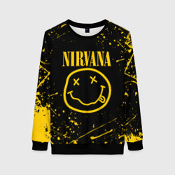 Женский свитшот 3D Nirvana Нирвана