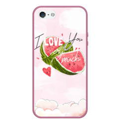 Чехол для iPhone 5/5S матовый I love you very much