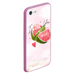 Чехол для iPhone 5/5S матовый I love you very much - фото 2