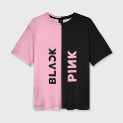 Женская футболка oversize 3D Blackpink