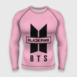 Мужской рашгард 3D BTS and Blackpink