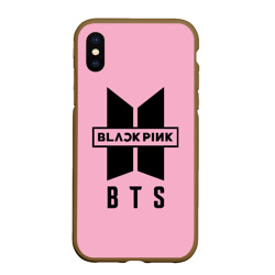 Чехол для iPhone XS Max матовый BTS and Blackpink