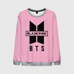 Мужской свитшот 3D BTS and Blackpink