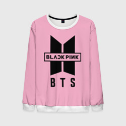 Мужской свитшот 3D BTS and Blackpink