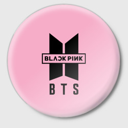 Значок BTS and Blackpink