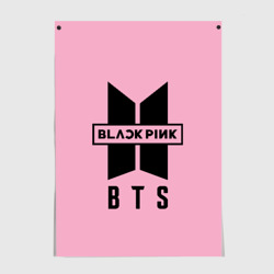 Постер BTS and Blackpink