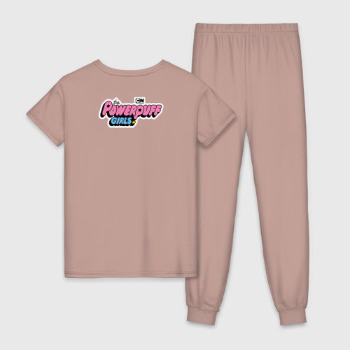 Женская пижама хлопок супер крошки, цвет пыльно-розовый - фото 2