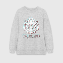 Женский свитшот oversize без начеса хлопок Overlord: Glitch