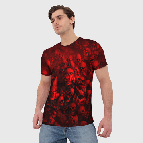 Мужская футболка 3D с принтом WARHAMMER 40K, фото на моделе #1