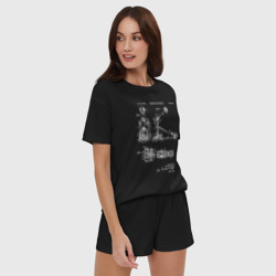Женская пижама с шортиками хлопок Patent drum - фото 2