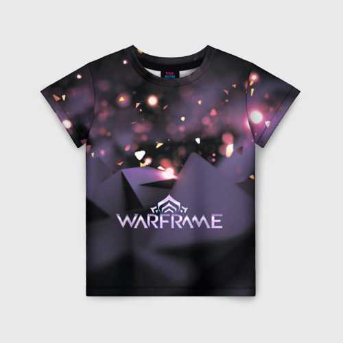Детская футболка 3D Warframe abstract logo, цвет 3D печать