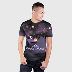 Мужская футболка 3D Slim Warframe abstract logo - фото 2