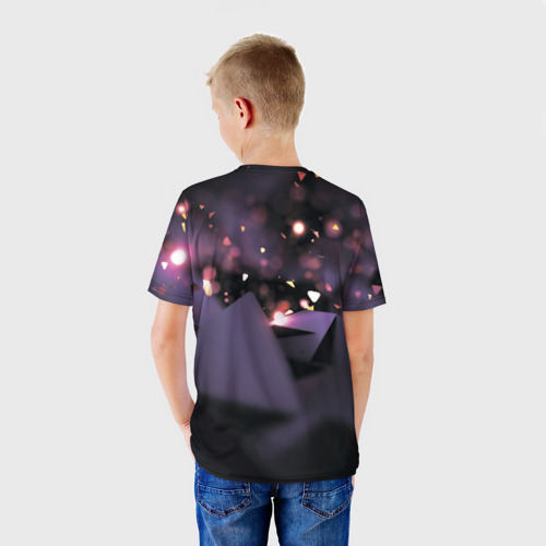 Детская футболка 3D Warframe abstract logo, цвет 3D печать - фото 4
