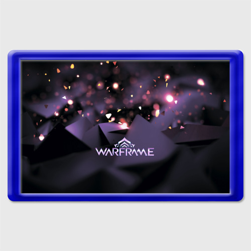 Магнит 45*70 Warframe abstract logo, цвет синий