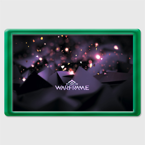 Магнит 45*70 Warframe abstract logo, цвет зеленый