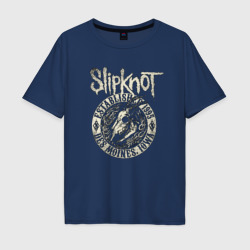 Мужская футболка хлопок Oversize Slipknot