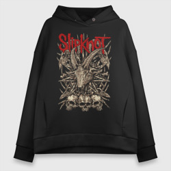 Женское худи Oversize хлопок Slipknot